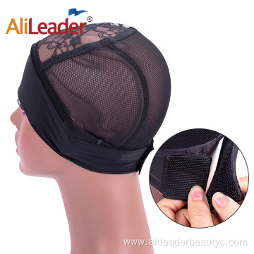 Adjustable Magic Paste Wig Caps WIth Attachment Headband